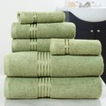 Hastings Home Hastings Home 100 Percent Cotton Hotel 6 Piece Towel Set - Green 533322HHP